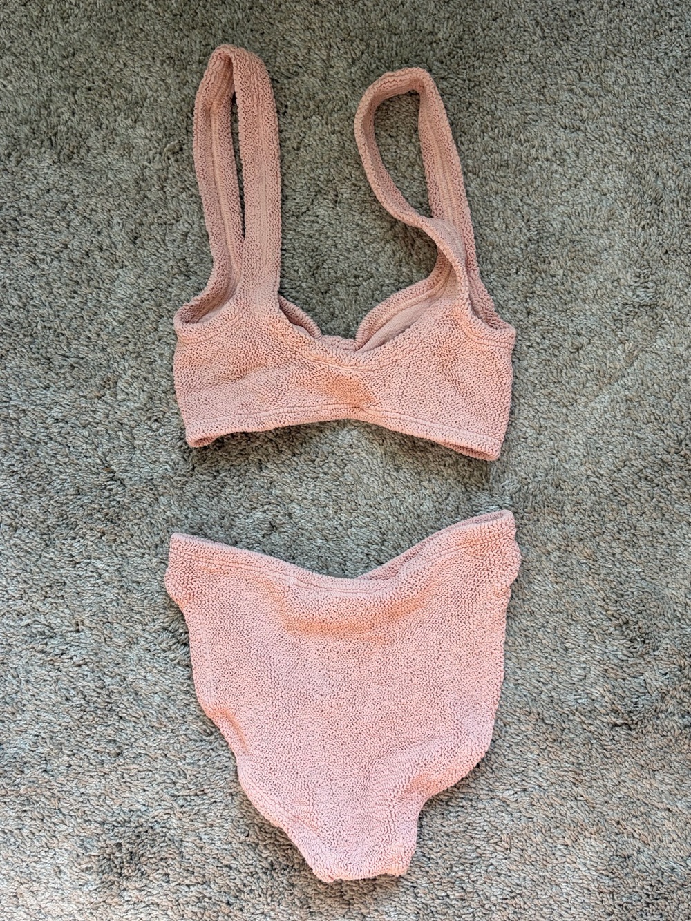 Hunza G Bonnie bikini in peach - Picture 3 of 4